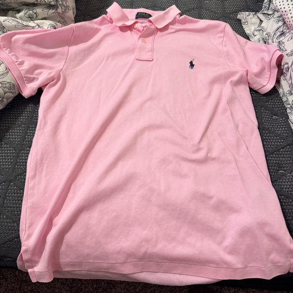 Polo by Ralph Lauren Pink Classic Polo Shirt - Picture 5 of 6